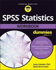 SPSS Statistics Workbook for Dummies cover image cdn