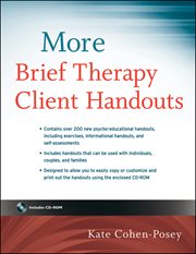 More Brief Therapy Client Handouts cover image cdn