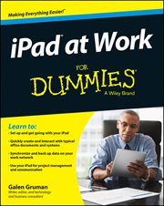iPad at Work for Dummies cover image cdn