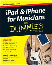 iPad and iPhone for Musicians for Dummies cover image cdn