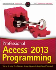 Professional Access 2013 Programming cover image cdn