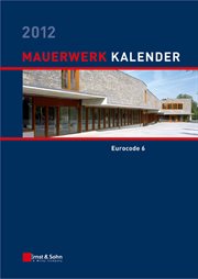 Mauerwerk Kalender 2012 : Schwerpunkt - Eurocode 6 cover image cdn
