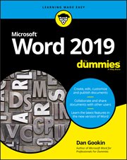 Word 2019 for Dummies cover image cdn