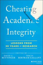 Cheating Academic Integrity : Lessons from 30 Years of Research cover image cdn