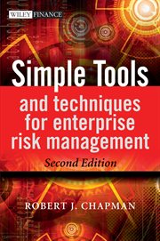 Simple Tools and Techniques for Enterprise Risk Management cover image cdn
