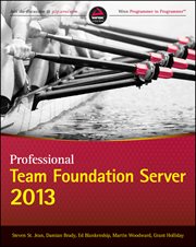 Professional Team Foundation Server 2013 cover image cdn