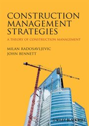 Construction Management Strategies : A Theory of Construction Management cover image cdn