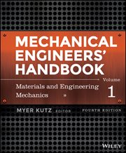 Mechanical Engineers' Handbook, Volume 1 : Materials and Engineering Mechanics cover image cdn