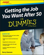 Getting the Job You Want After 50 for Dummies cover image cdn