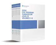 2024 CFA Program Curriculum Level III Box Set cover image cdn