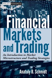 Financial Markets and Trading : An Introduction to Market Microstructure and Trading Strategies cover image cdn