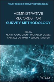 Administrative Records for Survey Methodology cover image cdn