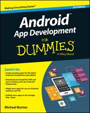 Android App Development for Dummies cover image cdn