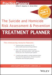 The Suicide and Homicide Risk Assessment and Prevention Treatment Planner, With DSM-5 Updates cover image cdn