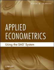 Applied Econometrics Using the SAS System cover image cdn