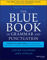 The Blue Book of Grammar and Punctuation : An Easy-to-Use Guide with Clear Rules, Real-World Examples, and Reproducible Quizzes cover image cdn