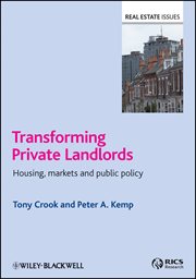 Transforming Private Landlords : Housing, Markets and Public Policy cover image cdn