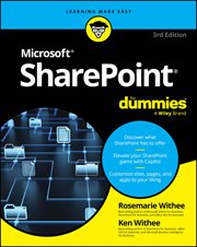 SharePoint for Dummies cover image cdn