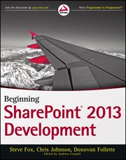 Beginning SharePoint 2013 Development cover image cdn