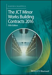 The JCT Minor Works Building Contracts 2016 cover image cdn