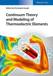 Continuum Theory and Modeling of Thermoelectric Elements cover image cdn