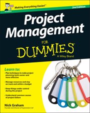 Project Management for Dummies - UK cover image cdn