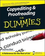 Copyediting and Proofreading for Dummies cover image cdn