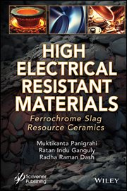 High Electrical Resistant Materials : Ferrochrome Slag Resource Ceramics cover image cdn