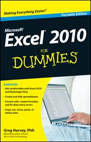 Excel 2010 for Dummies cover image cdn