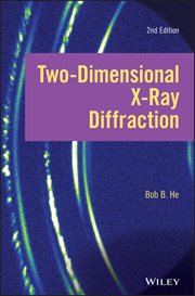 Two-dimensional X-ray Diffraction cover image cdn