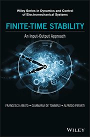 Finite-Time Stability: An Input-Output Approach cover image cdn