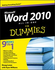 Microsoft Word 2010 All-in-One for Dummies cover image cdn