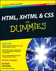 HTML, XHTML and CSS for Dummies cover image cdn