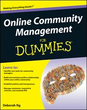 Online Community Management for Dummies cover image cdn