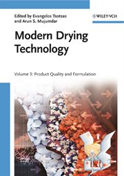 Modern Drying Technology, Volume 3 : Product Quality and Formulation cover image cdn
