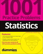 Statistics: 1001 Practice Problems for Dummies cover image cdn