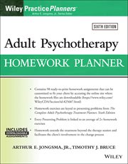 Adult Psychotherapy Homework Planner cover image cdn