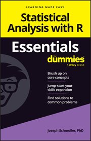 Statistical Analysis With R Essentials for Dummies cover image cdn