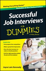 Successful Job Interviews for Dummies - Australia / NZ cover image cdn