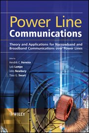 Power Line Communications : Theory and Applications for Narrowband and Broadband Communications over Power Lines cover image cdn