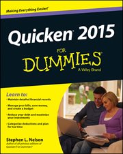 Quicken 2015 for Dummies cover image cdn