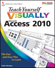 Teach Yourself VISUALLY Access 2010 cover image cdn