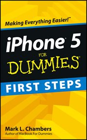 iPhone 5 First Steps for Dummies cover image cdn