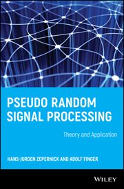 Pseudo Random Signal Processing : Theory and Application cover image cdn