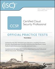 (ISC)2 CCSP Certified Cloud Security Professional Official Practice Tests cover image cdn