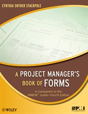 A Project Manager's Book of Forms : A Companion to the PMBOK Guide cover image cdn