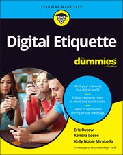 Digital Etiquette for Dummies cover image cdn