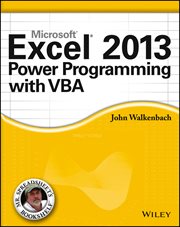 Excel 2013 Power Programming With VBA cover image cdn