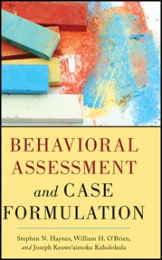 Behavioral Assessment and Case Formulation cover image cdn