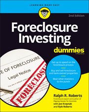 Foreclosure Investing for Dummies cover image cdn